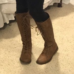 Lace up boots